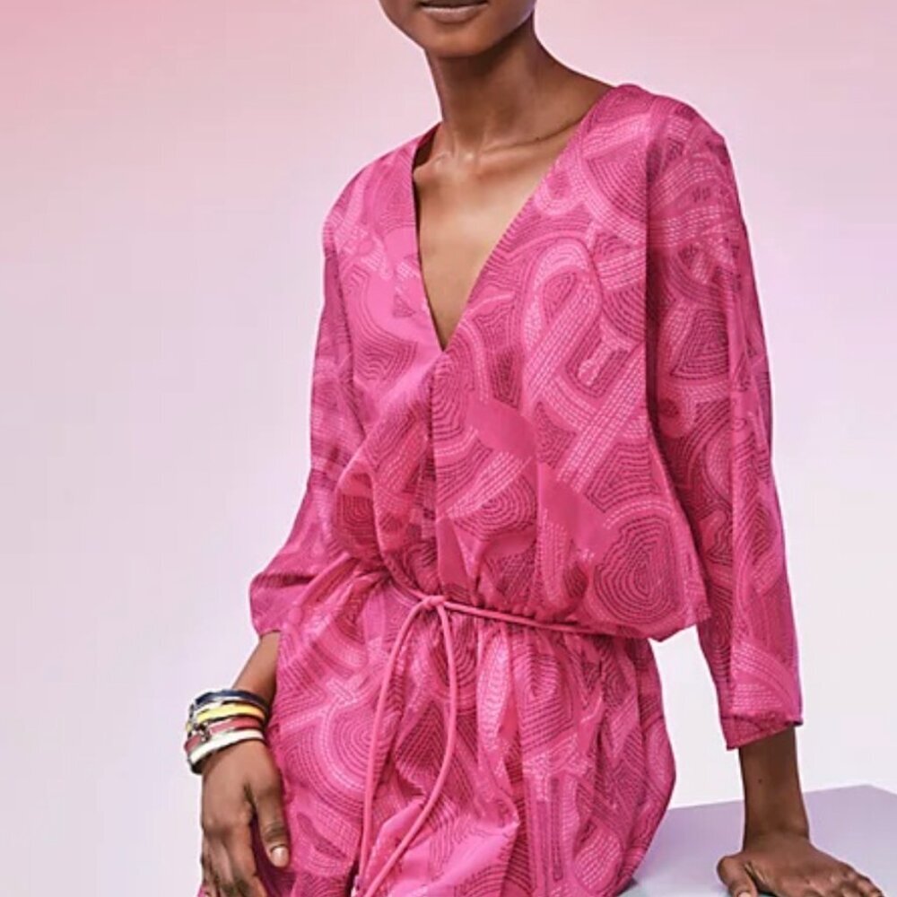 HERMES "Eperon d'Or" jumpsuit NWT Size 38 Luxury Beach Wear Quiet Luxury